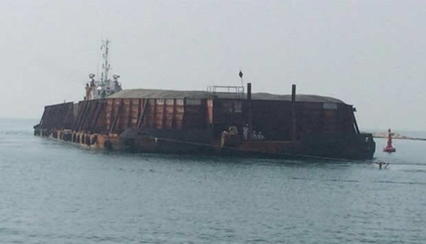 Az Kunming carried a cargo of 14,700 tonnes of gabbro.
