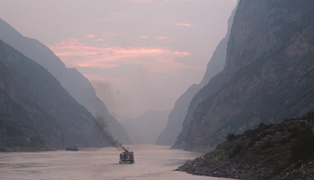A file photo of dusk on Chang Jiang (Yangtze). The flooding along the Yangtze River Valley has already killed 237 people and caused at least $22 billion worth of damage.     Photo by Andrew Hitchcock/Wikipedia