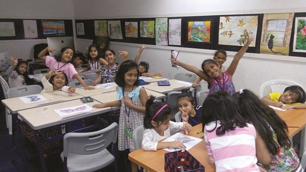 EXPERIMENTATION: The camp gives children a chance to find their calling for art.