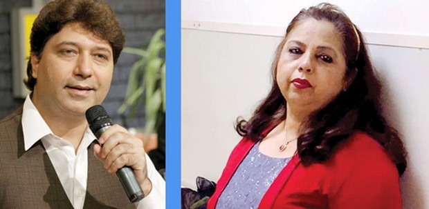 REMEMBERING RAFI: Vocalist Sohrab Ali Khan of Khaberdar fame from Pakistan will perform at the show. Right:   Farzana Safdar of FM 107 will host the show.