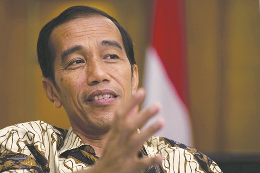 Widodo: met a number of his ministers late yesterday at the presidential palace.