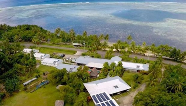 The Kosrae Nautilus Resort on the Micronesian island of Kosrae.