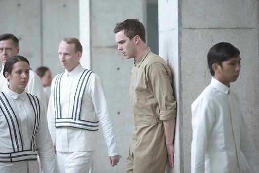HOLDING HIS OWN: Nicholas Hoult in a scene from Equals.