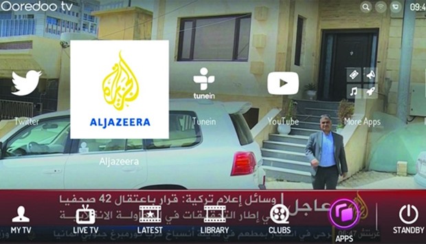 Al Jazeera is one of the four new apps.