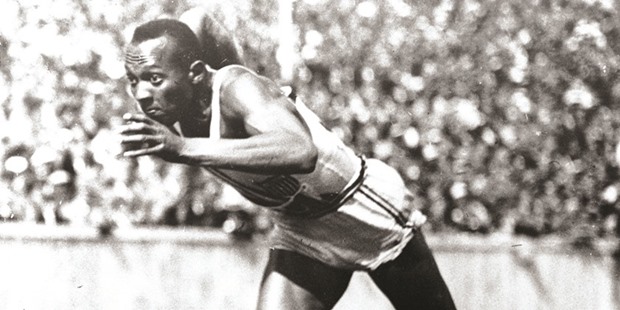 Jesse Owens won the 100 metres, 200m, 4x100m relay and long jump gold over six magical days at the 1936 Berlin Olympics.
