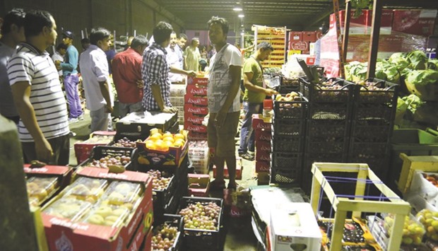 Lack of proper cooling facilities is a cause for concern at the wholesale market. PICTURE: Jayan Orma