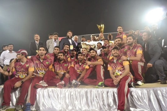 The victorious Qatar Stars team last year in Doha.