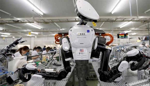 robotic automation  at a factory