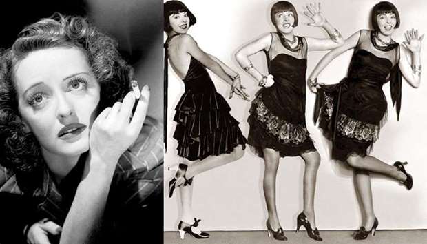 SUAVE: Bette Davis. Right: BLAST FROM THE PAST: Colleen Moore in 1929 starrer Synthetic Sin.