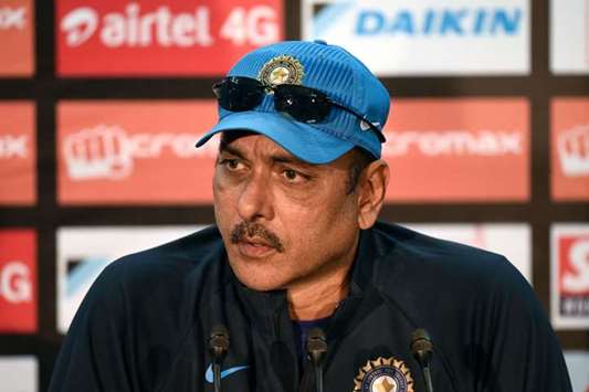 File picture of Indian cricket coach Ravi Shastri.