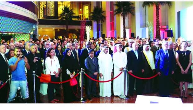 Dignitaries and guests during French National Day reception held Friday at in Doha. PICTURE: Jayan Orma