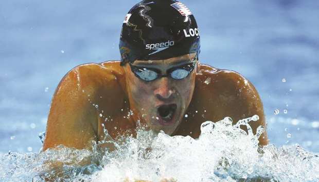 Ryan Lochte welcomed the birth of son Caiden with fiancee Kayla Rae Reid last month.