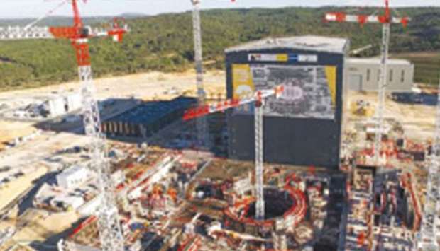 The Iter nuclear fusion project under construction in the south of France in October last year. Photograph: Iter