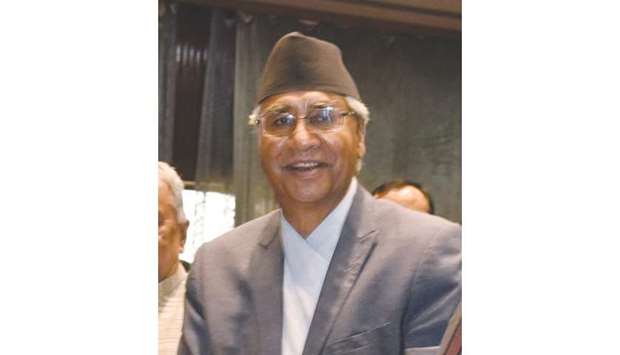 Prime Minister Sher Bahadur Deuba