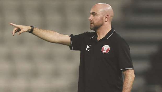 Qatar U-23 coach Felix Sanchez.