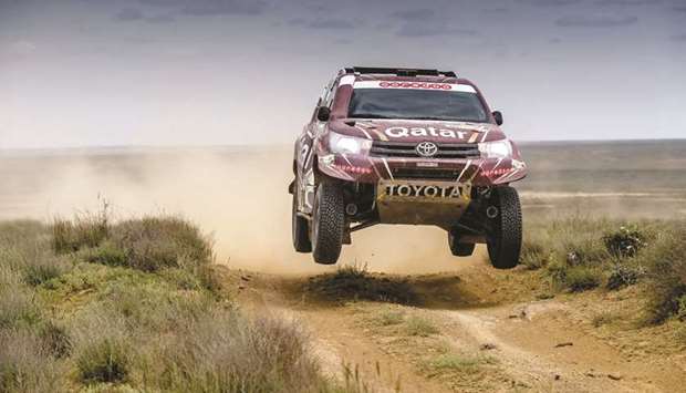 Nasser Saleh al-Attiyah will be hoping to extend his FIA World Cup lead in Spain.