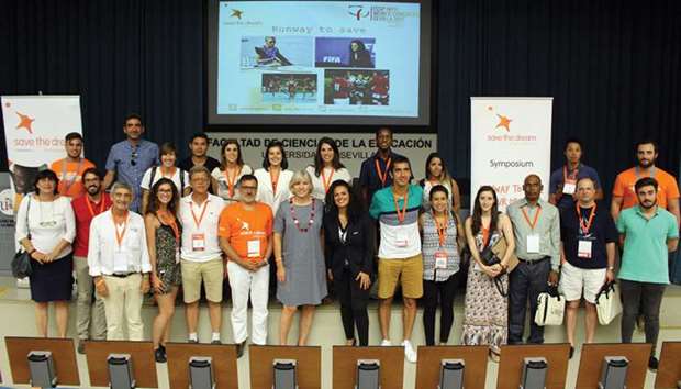 Participants and guests at the special symposium of the 14th ISSP World  Congress for Sport Psychology.