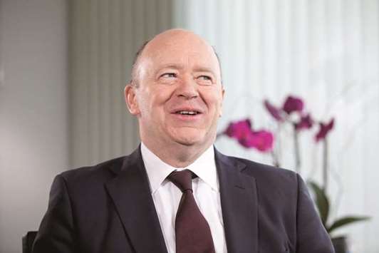 Deutsche Bank CEO John Cryan reacts during a Bloomberg Television interview at the Deutsche Bank offices in London. Although Deutsche Bank wonu2019t need to set up a new subsidiary on the continent u2014 unlike some non-EU rivals u2014 it is likely Brexit u201cwill impact us significantly,u201d he said.