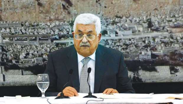Palestinian President Mahmud Abbas