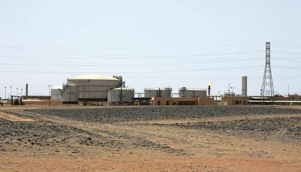 A view of El Feel oil field near Murzuq, Libya on July 6. Since 2013, shutdowns and fighting linked to a messy conflict that spread across the country have brought the oil sector down to its knees.