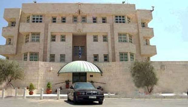 Israeli embassy in Amman.