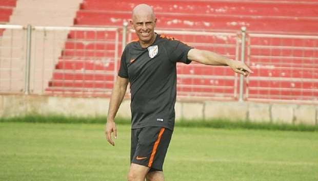 File picture of Indian football coach Stephen Constantine.