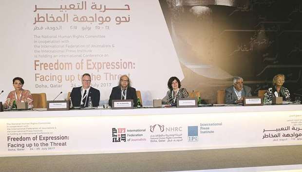 The panellists at the plenary session. PICTURE: Thajudheen