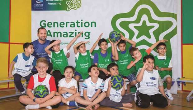 The Inclusive Generation module the Generation Amazing programme with Qatar Foundation is being delivered to 120 children.