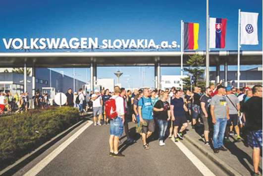 On June 20th, 2017, a strike began at the Volkswagen factory near Bratislava, Slovakia. This is the largest and most modern car factory in a country whose annual production of cars per capita is the highest in the world. There had never been a strike at Volkswagen Bratislava before.