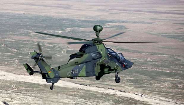 A Tiger attack helicopter