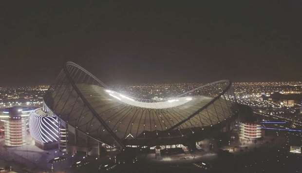 File picture of the Khalifa International Stadium, one of the venues of the 2022 World Cup.