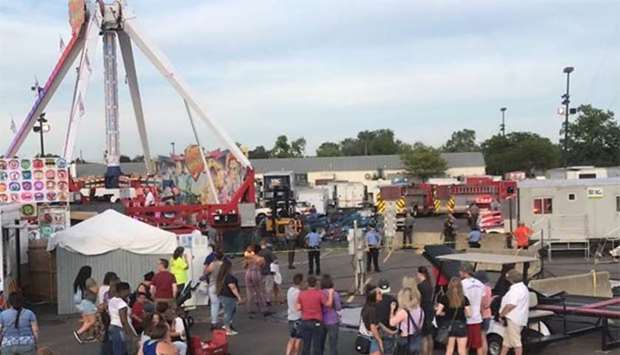A ride called Fireball malfunctioned causing numerous injuries at the Ohio State Fair in Colombus, Ohio, on Wednesday.