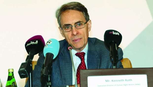 Kenneth Roth: free expression at heart of crisis. PICTURE: Thajudeen