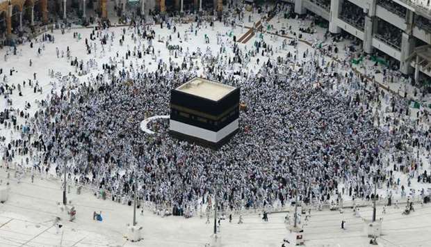 A scene from last year's Haj pilgrimage in the holy city of Makkah