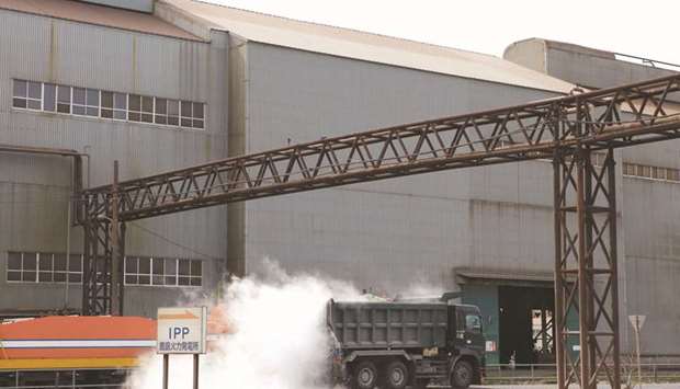 A Nippon Steel factory in Kashima, Ibaraki prefecture. The companyu2019s sales increased 29% to u00a51.36tn in the latest quarter, it said.