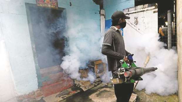 The number of dengue cases has soared to above 100,000 in Sri Lanka this year.