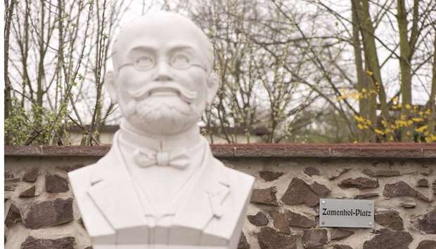 A bust of the creator of Esperanto, Ludwig Zamenhof, can be seen in the German town of Herzberg.