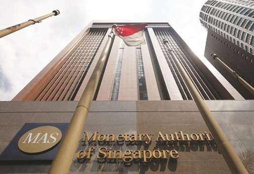 A view of the Monetary Authority of Singaporeu2019s headquarters. The banking regulator remains committed to a full implementation of Basel III reforms but was not rigidly adhering to a timeline, a MAS spokeswoman said yesterday.
