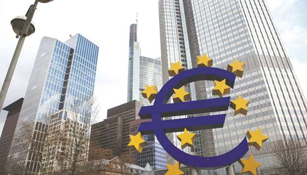 The headquarters of the European Central Bank is seen in Frankfurt. The ECB is likely to decide on the next change in its stimulus settings in the fall, when it will continue the process of tweaking its measures to reflect the euro areau2019s upturn, according to Governing Council member Francois Villeroy de Galhau.