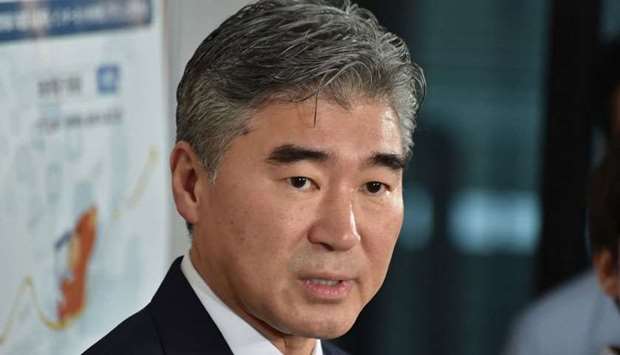 Sung Kim, the US ambassador to the Philippines, met with North Korean Vice Foreign Minister