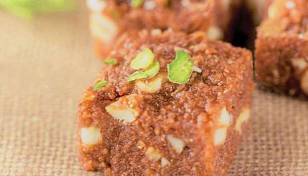 SWEET: Dhoda burfi is quite a simple dish and takes almost an hour to prepare. Photo by the author