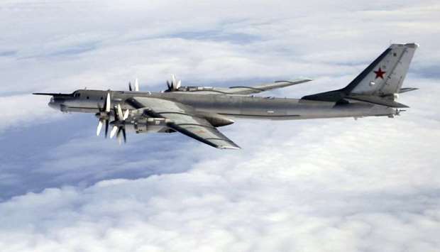 The Russian Defence Ministry said in a statement that two Russian TU-95 bombers flew over the international waters of the Sea of Japan