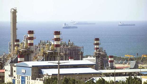 A general view of a unit of South Pars Gas field in Asalouyeh Seaport, north of Iran. Foreign ministers from China, France, Germany and Russia have reiterated their meeting in Vienna that Iran should be able to sell its oil and gain international banking access in return for sticking to nuclear limits imposed by the July 2015 accord.