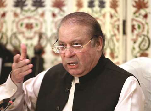 Sharif: sentenced to 10 years in jail by an anti-graft court.