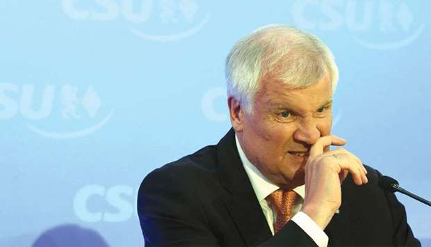 Seehofer: The latest opinion poll has shown that Seehofer has proven to be unpopular with voters.