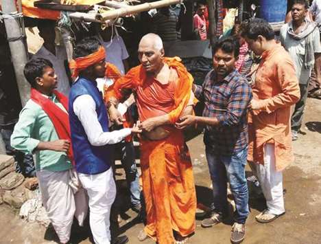 Injured Social activist Swami Agnivesh is taken to hospital after being assaulted in Jharkhandu2019s Pakur yesterday.