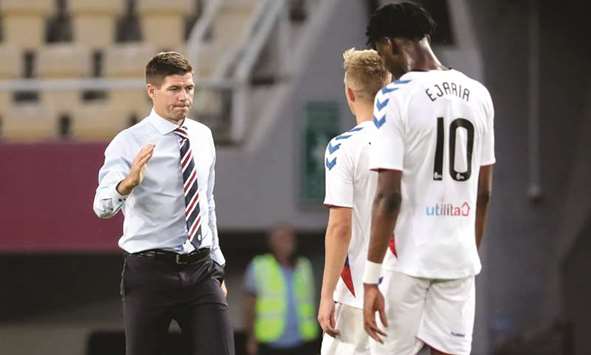 Rangers boss Steven Gerrard concedes his new side are way short of where they need to be.
