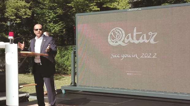 Qataru2019s ambassador to Germany Sheikh Saoud bin Abdulrahman al-Thani.