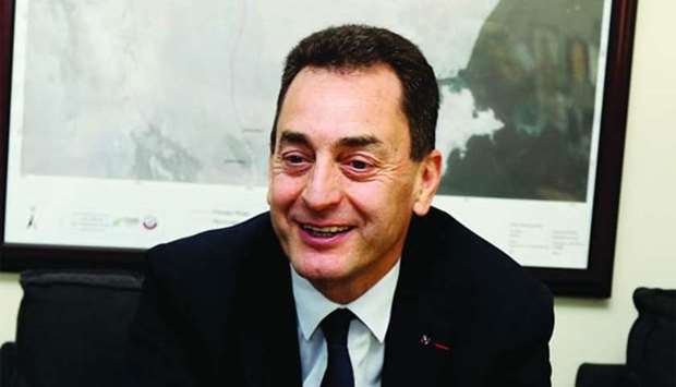 Eric Chevallier, the outgoing French ambassador.