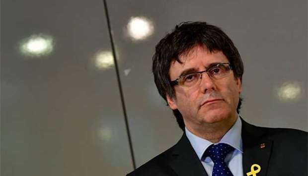 Catalonia's ousted leader Carles Puigdemont